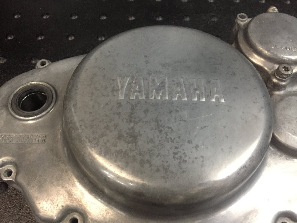 YAMAHA SR400 clutch cover case crack none! right crank cover ( search 1JR SR400-2 2H6 1JN RH01J SR500 custom real movement vehicle ..! Yamaha 