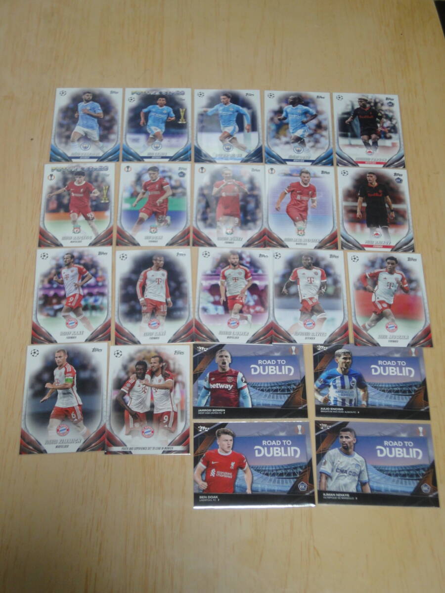 23-24 Topps UEFA Club Competitions 21枚セット_画像1