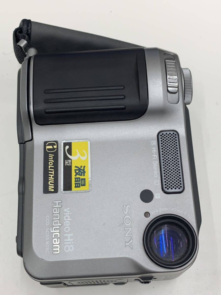 SONY ソニー ハンディカム CCD-SC55 ビデオカメラレコーダー 動作未確認 6444の画像2