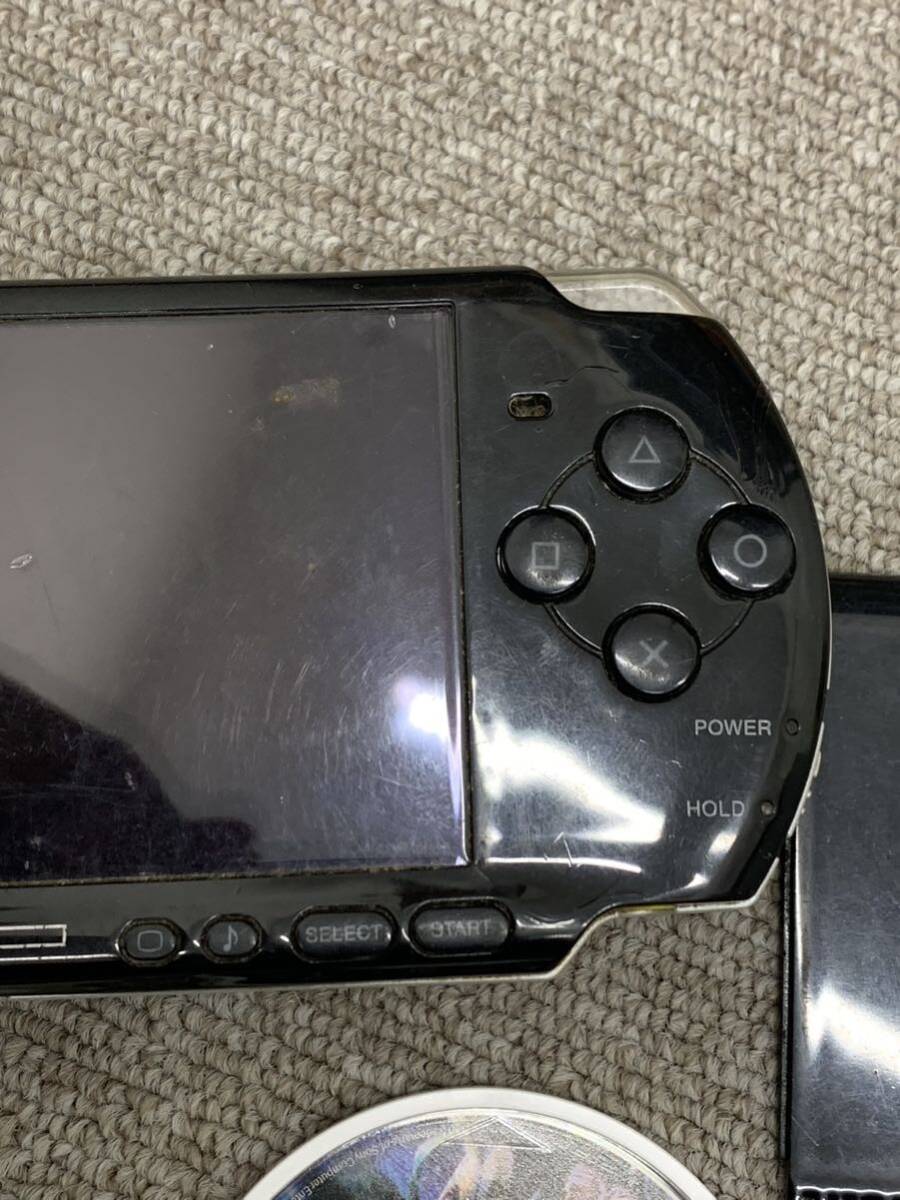 SONY ソニー PSP-3000 動作未確認 現状品 ソフトおまけつき 6516の画像3