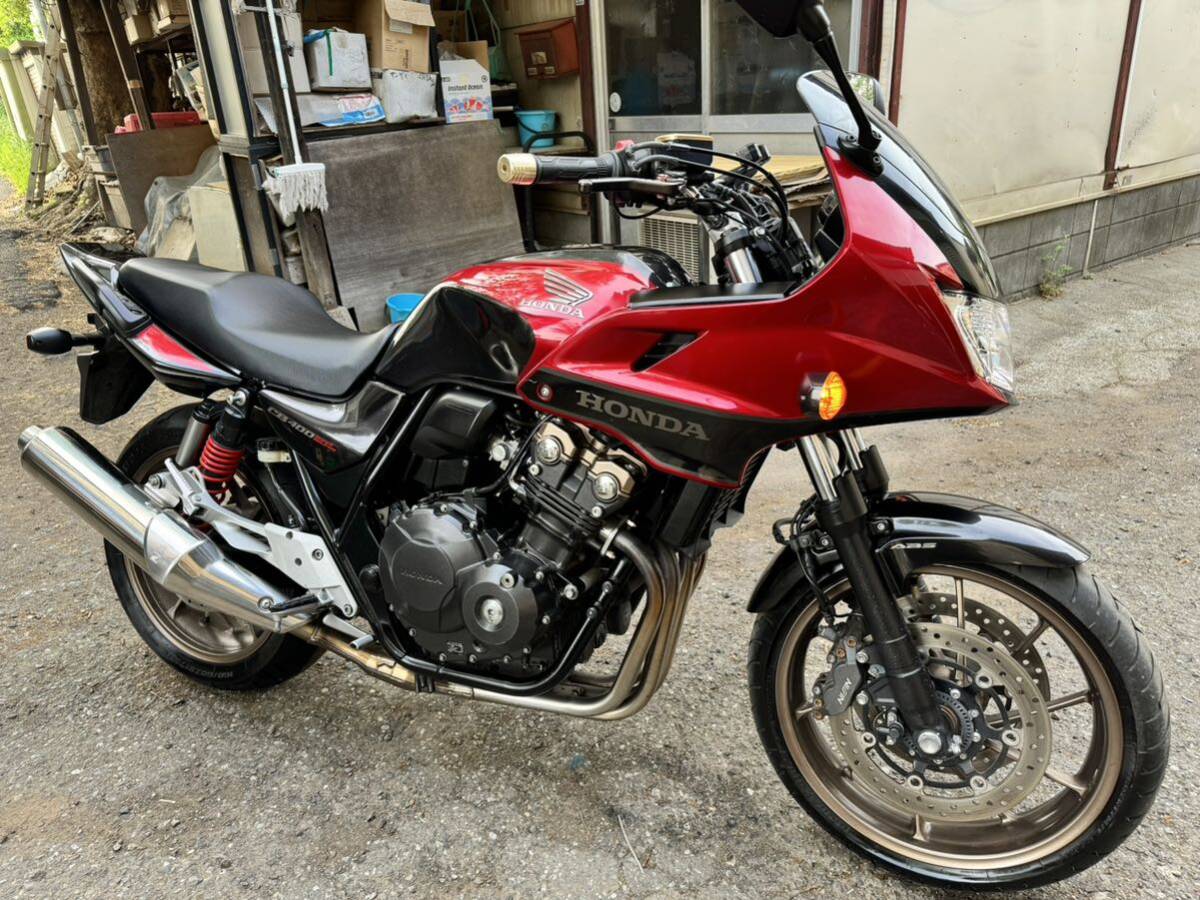 CB400 スーパーボルドール レボ 後期 走行24747キロ エンジン始動動画有り！返品可能！CB400SB NC42 REVO VTEC CB400SFの画像3