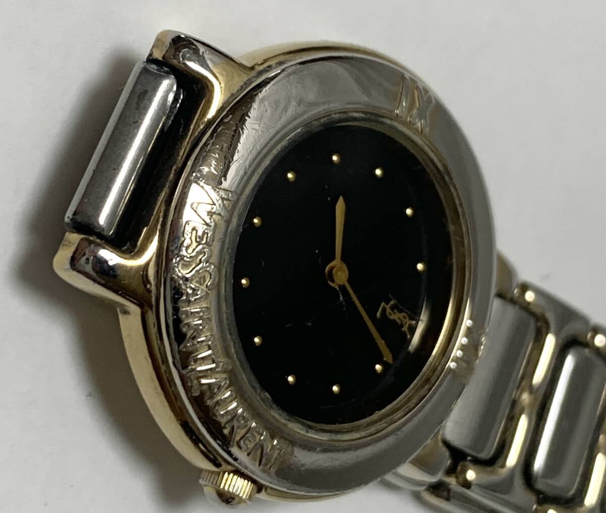 YVES SAINT LAURENT イブサンローラン 腕時計 GN-4-S レディース YSL クォーツ の画像3