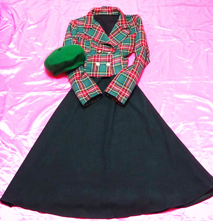  amusement guide acceptance uniform jacket skirt beret 3 points collection 
