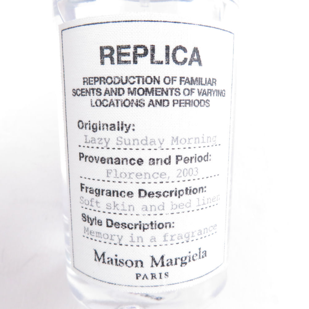 美品 Maison Margiela メゾンマルジェラ レプリカ レイジーサンデーモーニング 香水 100ml オードトワレ EDT 残量多 BO6730AC_画像6