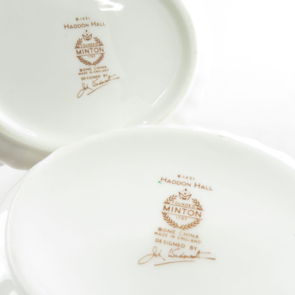 MINTON ミントン ハドンホール クリーマー＆シュガーポット 2点 セット ティー コーヒー 茶器 SO1119V_画像3