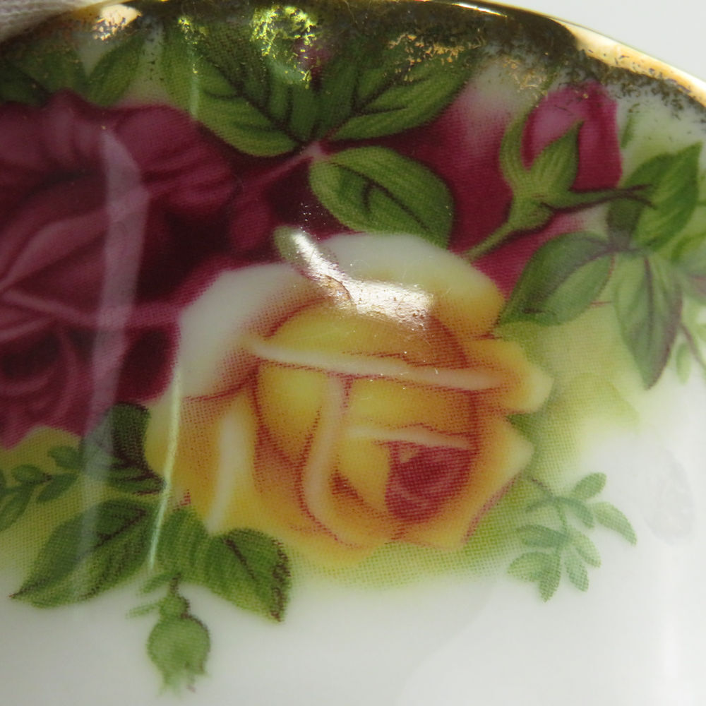 ROYAL ALBERT ロイヤルアルバート オールドカントリーローズ カップ＆ソーサー 4客 セット 薔薇 フラワー ティー コーヒー SM1884K_画像4