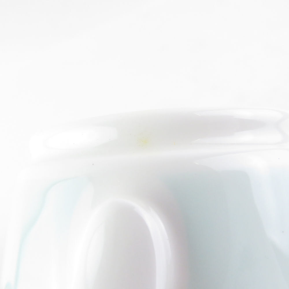 美品 TIFFANY＆Co. ティファニー モーニンググローリー マグカップ 2点 ペア 花柄 フラワー ライトブルー SU5478A1の画像7