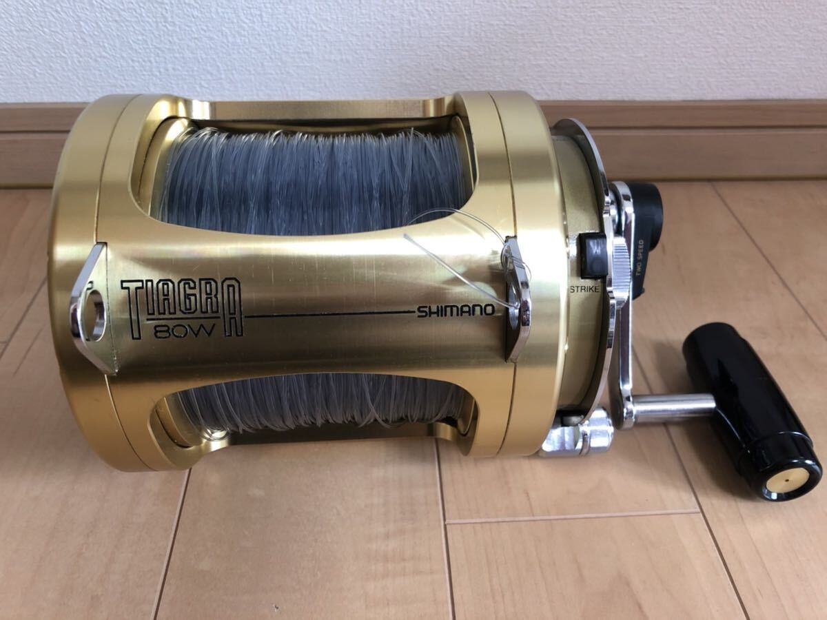 シマノ ティアグラ 80W 2スピード SHIMANO TIAGRA 2SPEED マグロ カジキ アラ クエ 泳がせ トローリング ペン フィンノールの画像1