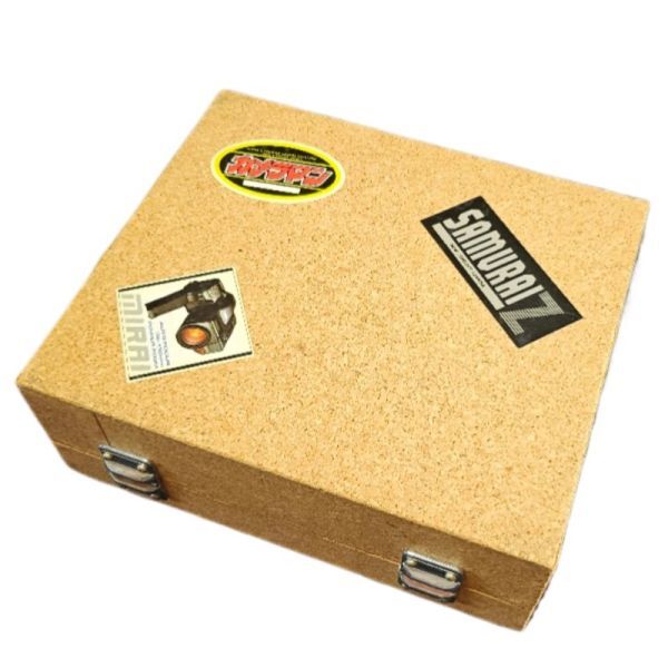  used, carrying cassette case (732), cork made, width 25cmx length 21cmx height 9cm