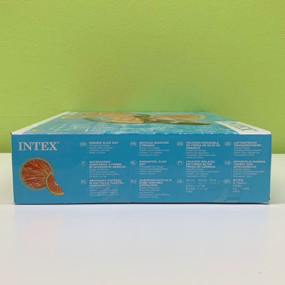 【新品 未開封】INTEX オレンジスライスマット 178cm×85cm プール プール用品 夏 海 海用品 映え Orange slice mat_画像3