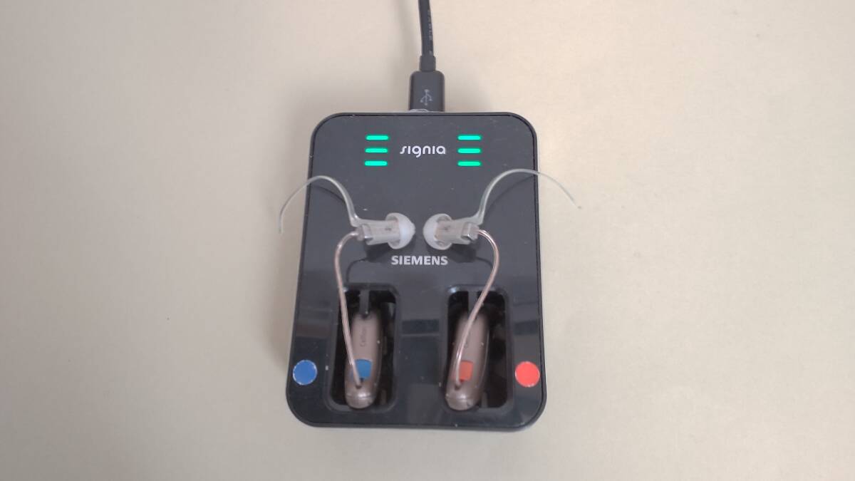 signia* Siemens HA CELLION 2PX/FLLISB(seli on ) rechargeable * ear .. type hearing aid both ear * accessory equipped 