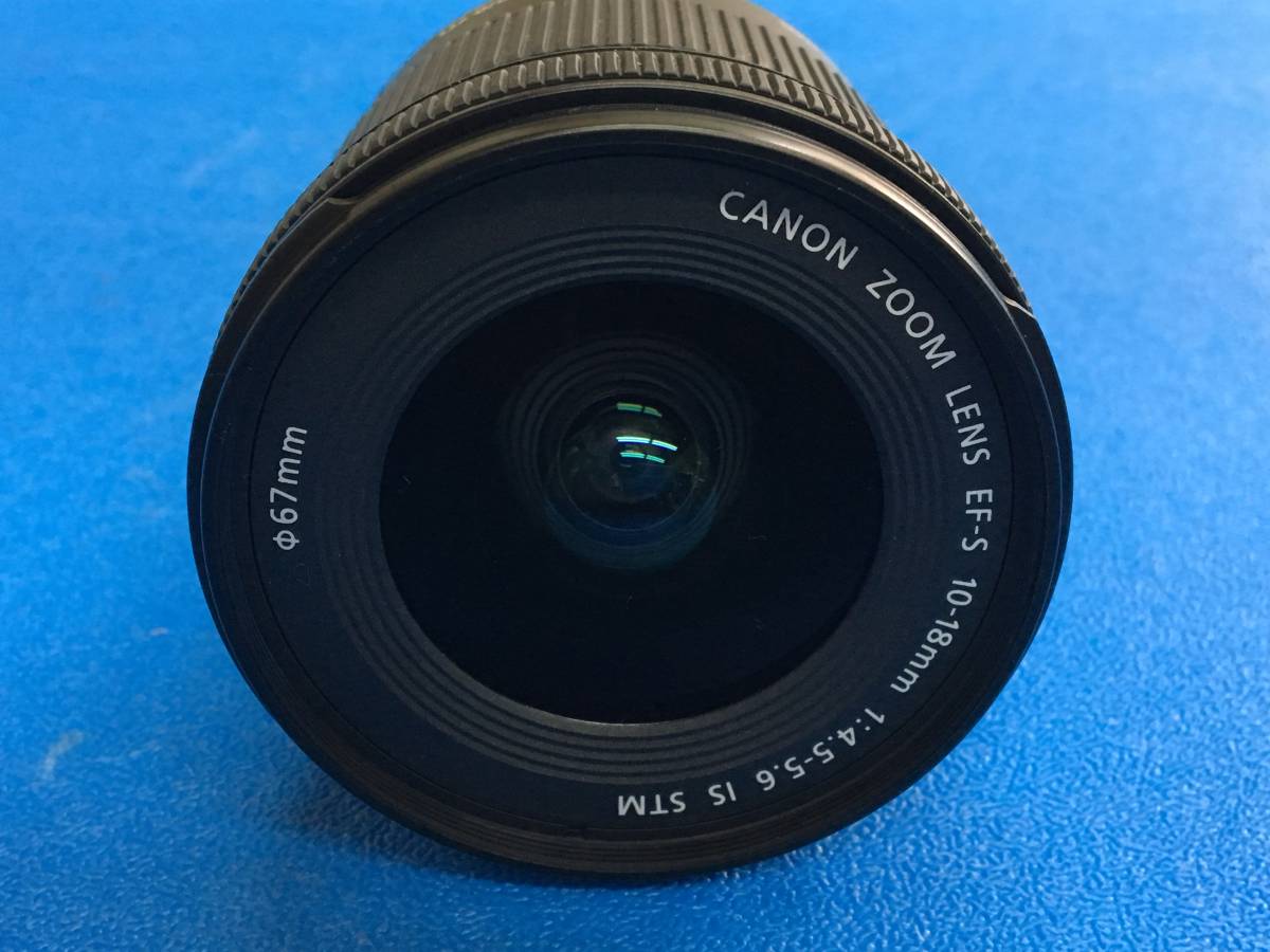 中古美品 CANON EF-S10-18mm F4.5-5.6 IS STM  レンズの画像4