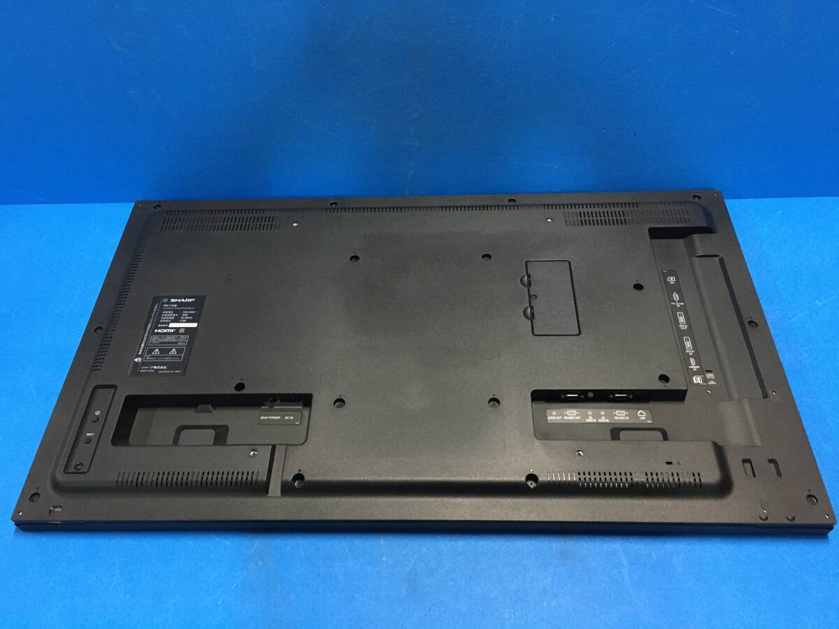 中古 SHARP 43型 インフォメーションディスプレイ PN-Y436 PC接続確認済の画像2