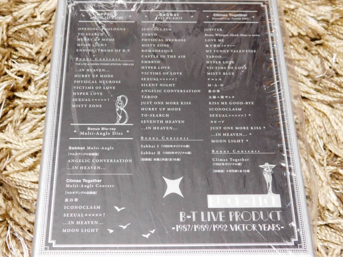 ■ BUCK-TICK B-T LIVE PRODUCT 1987/1989/1992 VICTOR YEARS 初回生産限定盤 Blu-ray4枚組 バクチク 櫻井敦司 今井寿 星野英彦 の画像3