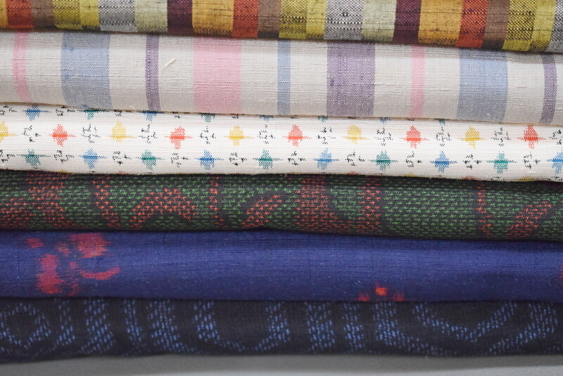 [..]1M secondhand goods silk pongee. kimono 10 points collection set sale * have on remake raw materials also ②