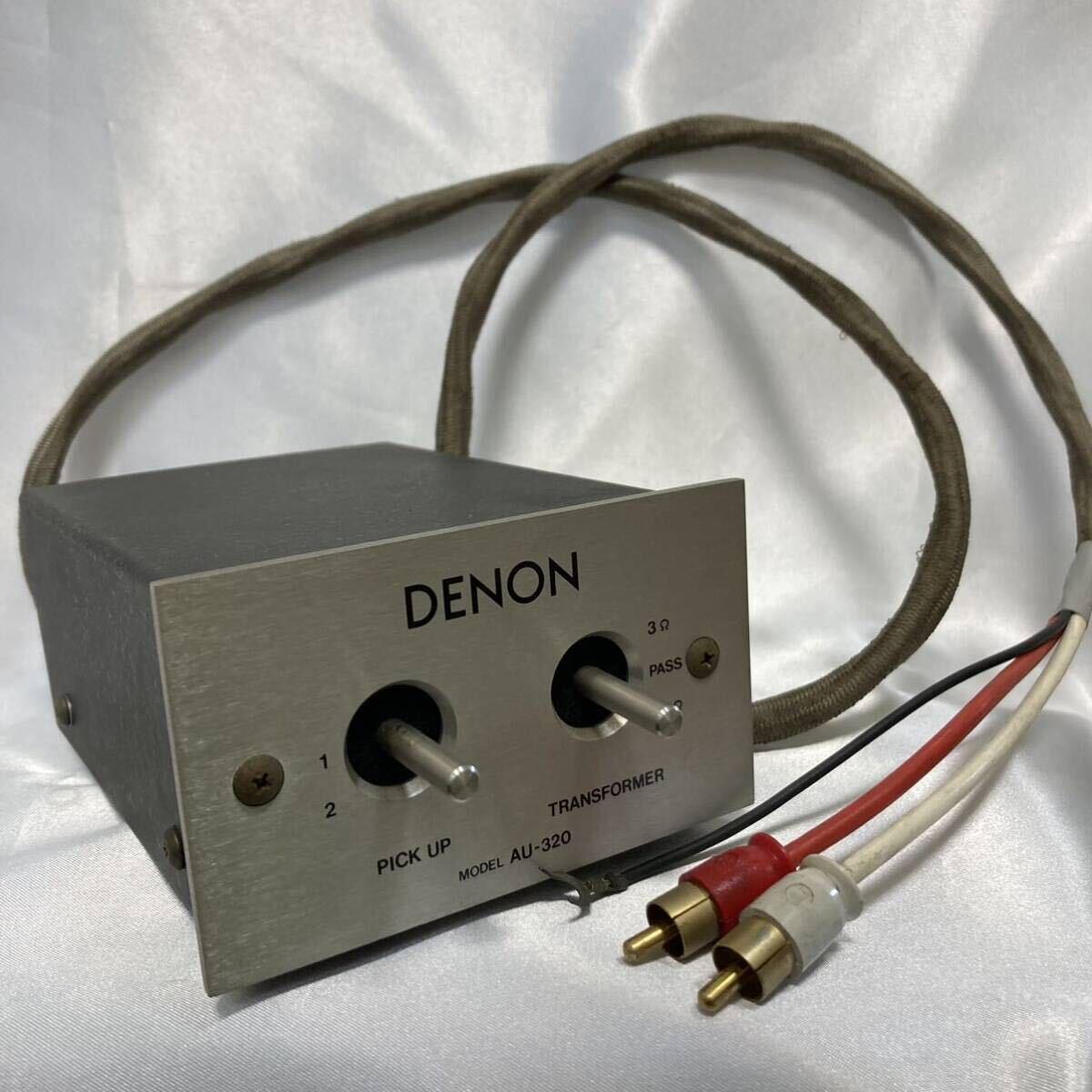 中古品 オーディオ機器 デノン DENON AU-320 昇圧トランスMC昇圧トランス の画像1