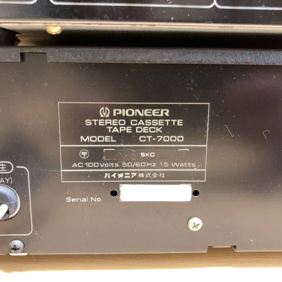 パイオニア PIONEER カセットデッキ システムコンポ の画像5