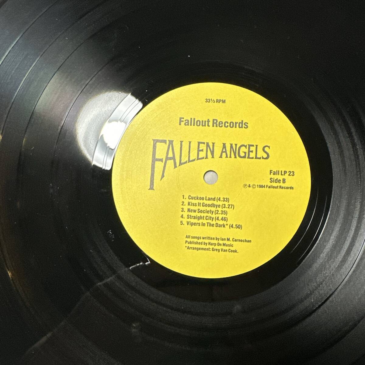 Fallen Angels - Fallen Angels ☆UK ORIG LP☆VIBRATORSとHANOI ROCKの合体バンド☆JONNY THUNDERS_画像6