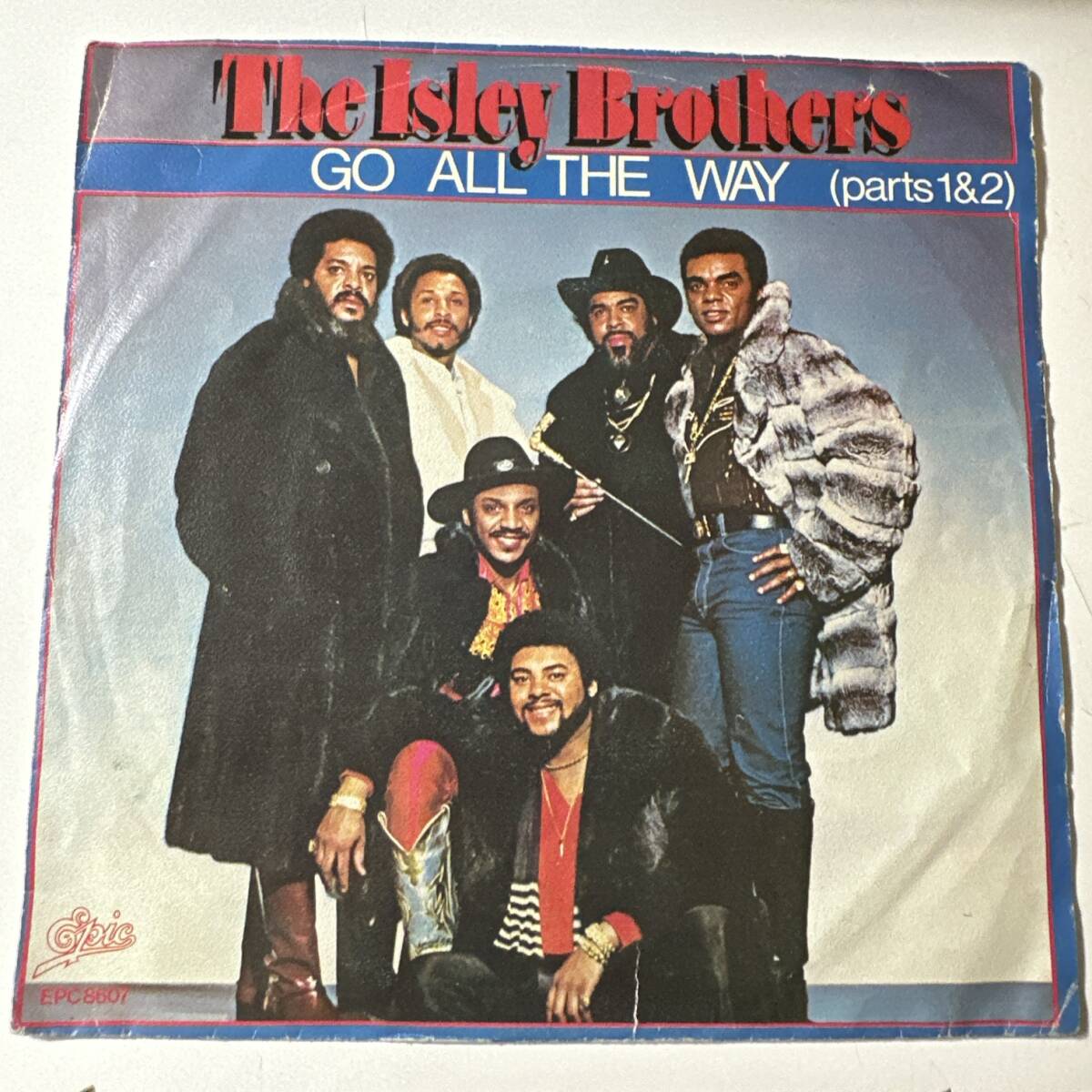 The Isley Brothers - Go All The Way (Parts 1&2) ☆EU ORIG 7″☆DISCO☆80年リリースアルバムタイトルからのシングルカット_画像1