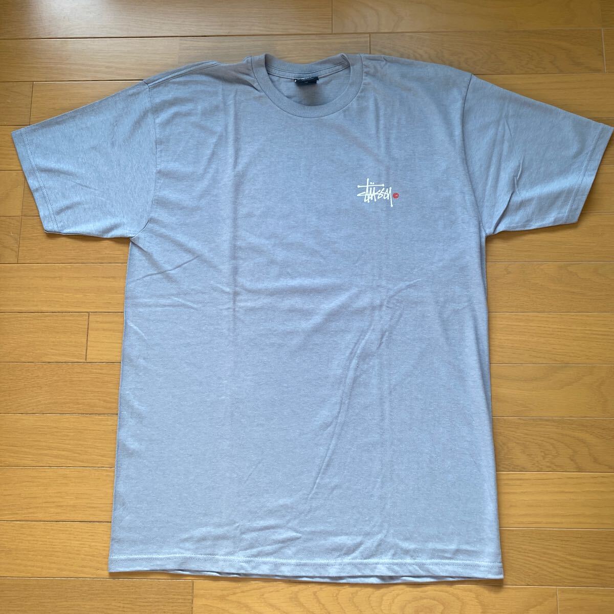 stussy ステューシー Tシャツ グレー Large 本物 デッドストック 希少 oldstussy basiclogoの画像1