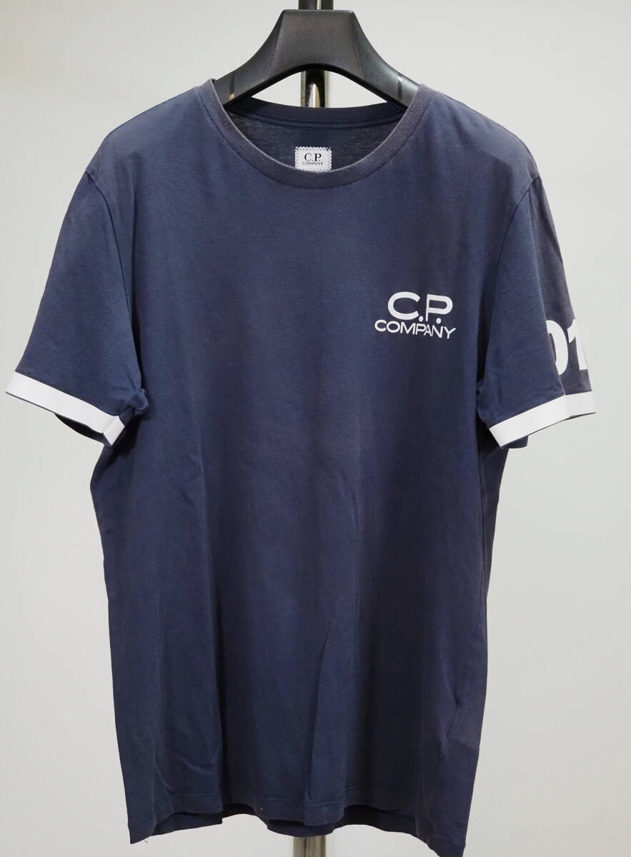 C.P.COMPANY C.P.カンパニー 19SSプリントTシャツM紺 ストーンアイランドの画像1