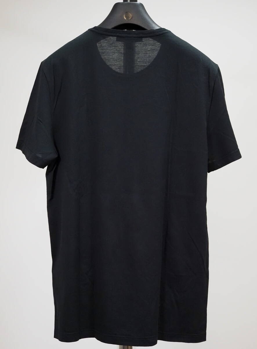 BURBERRY PRORSUM バーバリープローサム 16SSレース刺繍ポケットTシャツM黒 Italy製の画像2