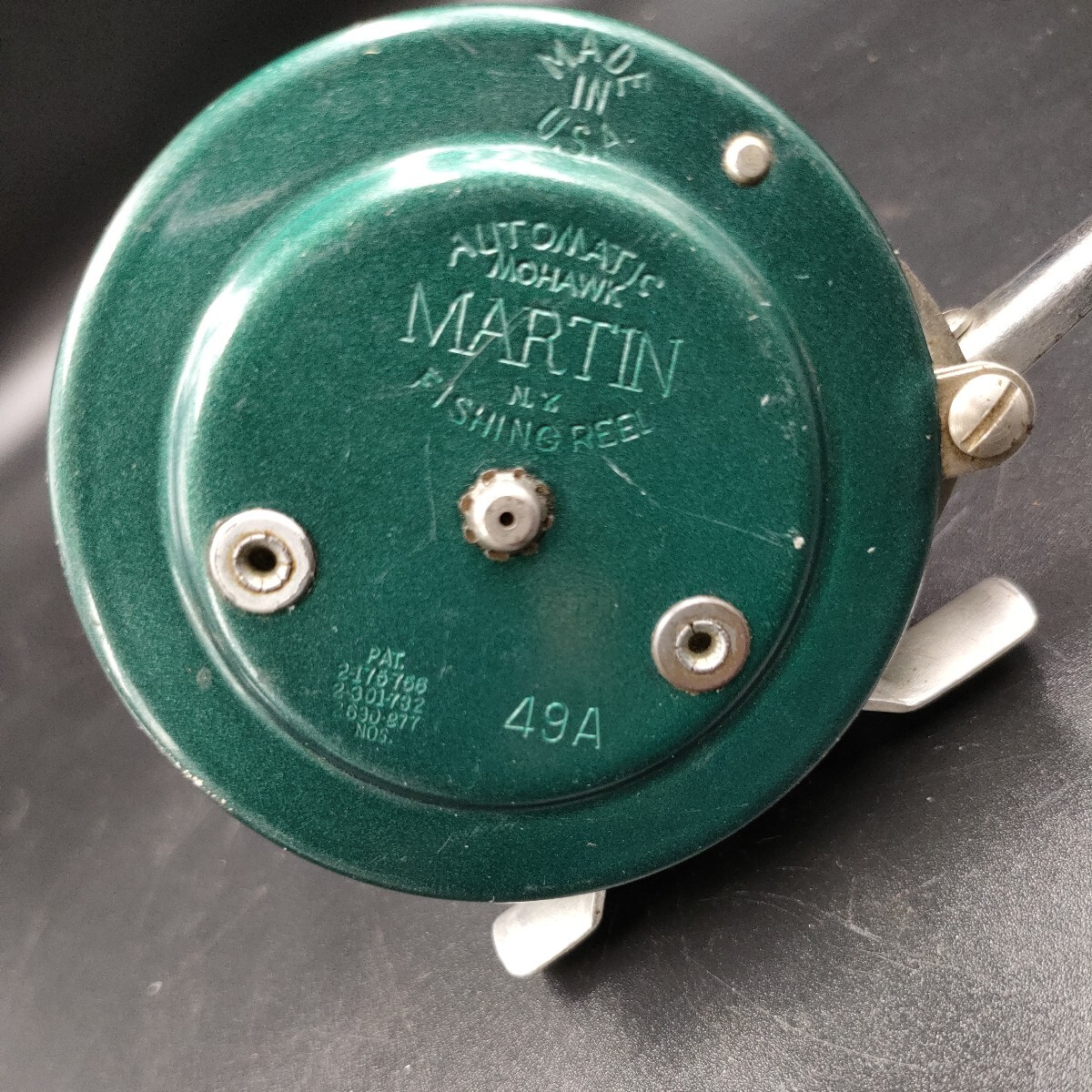 珍品 MARTIN automatic mohawk 49A マーチン オートマチック モホーク 49A ビンテージ フライリール 自動巻き フライフィッシング の画像3