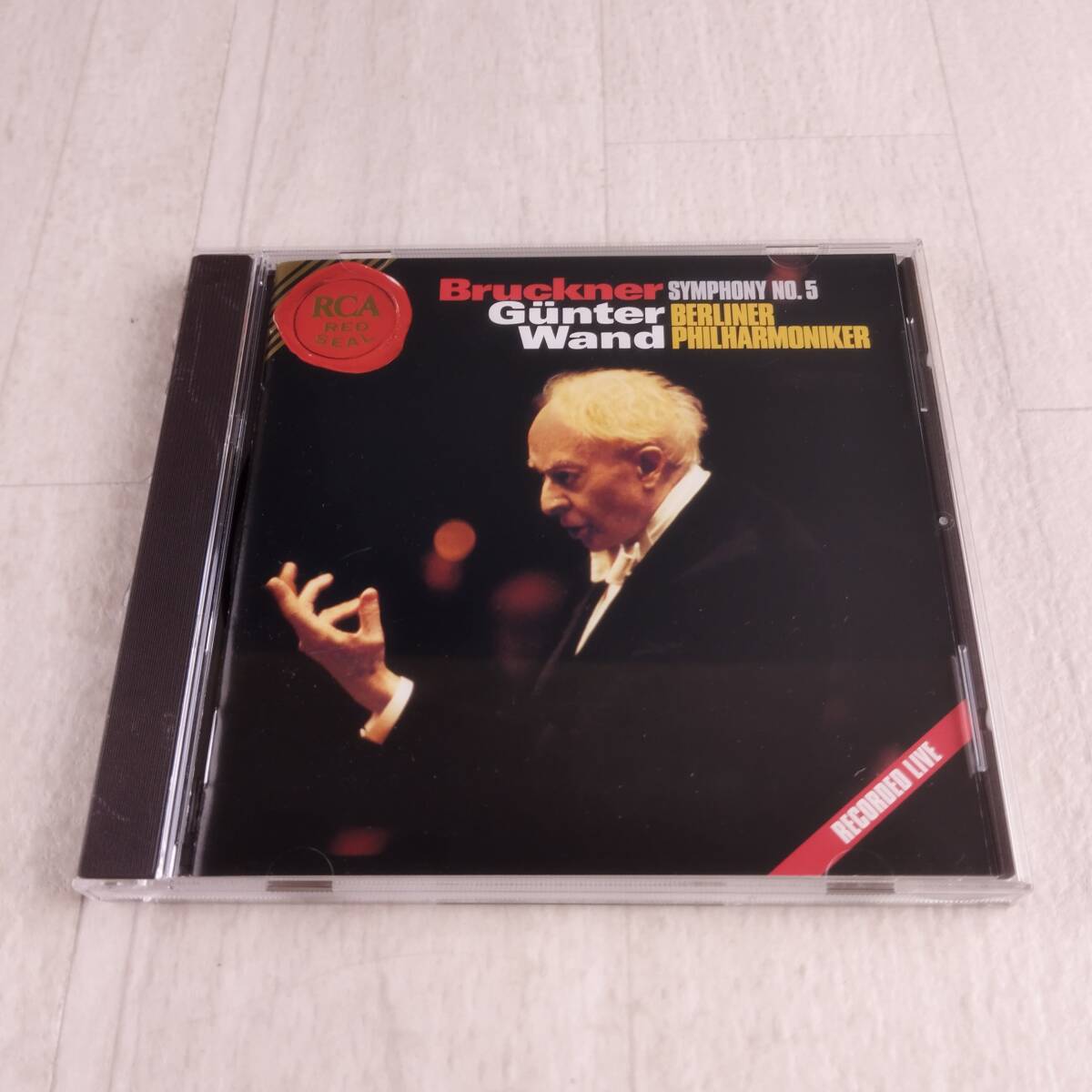 1MC12 CD ギュンター・ヴァント ベルリン・フィルハーモニー管弦楽団 交響曲第5番変ロ長調_画像1