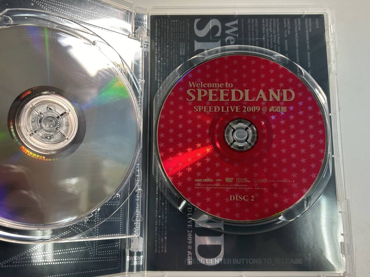 ⑦22◆SPEED スピード◆DVD SPEEDLAND SPEED LIVE 2009 武道館 送料80円の画像3