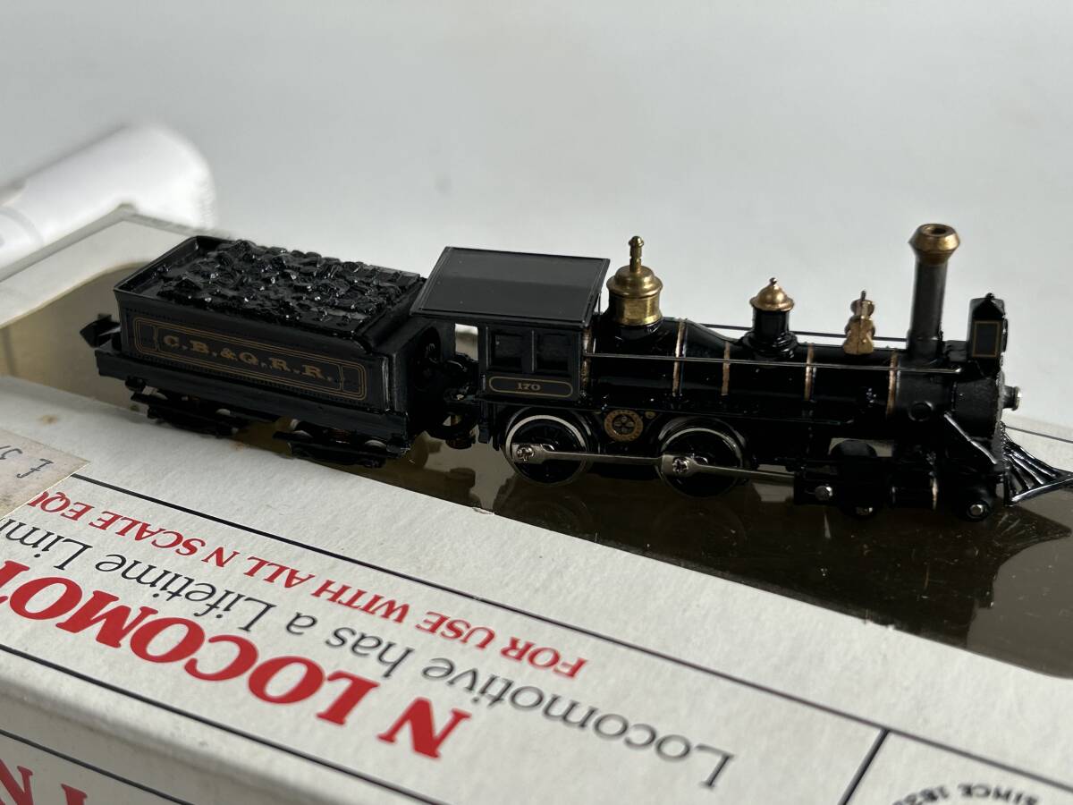 Sj542◆BACHMANN バックマン◆鉄道模型 11752 N LOCOMOTIVE CHICAGO BURLINGTON シカゴ バーリントン 蒸気機関車 SL 汽車 _画像6