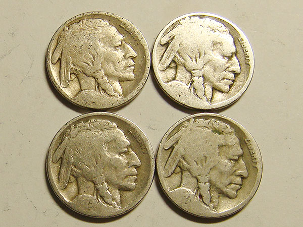 【1枚の価格】アメリカ 5セントコイン ニッケル インディアン バッファロー 大量購入可能_このレベルのコインです