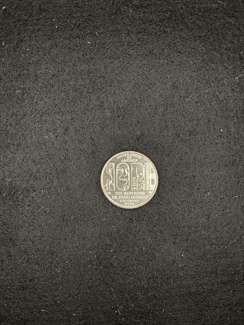 ★1枚の価格★ アメリカ人女性25セント硬貨プログラム パウリ・マレー Dr. Pauli Murray 2024 (1910-1985)の画像3