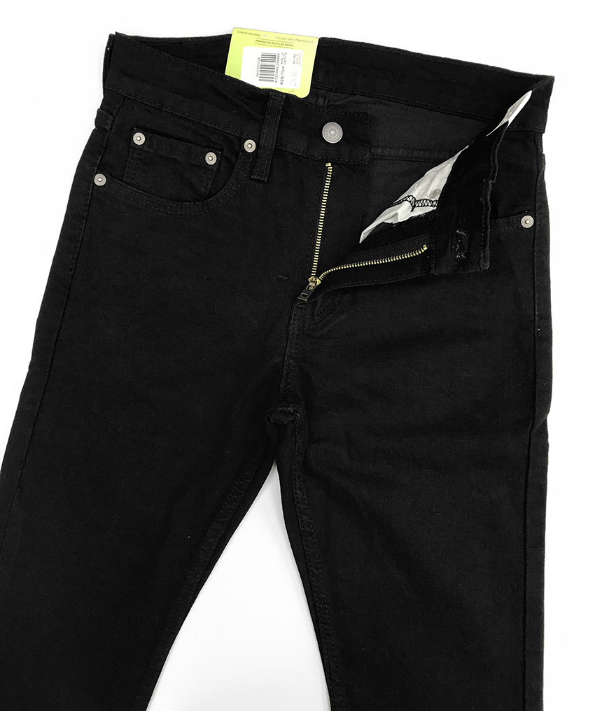 新品タグ付き/9350円を ■Levi'sリーバイス■スキニーSKINNYテーパードデニムブラックストレッチ ジーンズ 84558-0034/30■在庫限り■の画像2