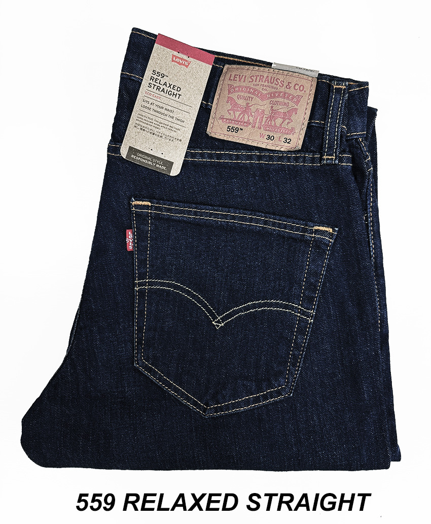 ★新品タグ付き■Levi's リーバイス559 Relaxed リラックスユーズドインディゴブルー 005590619/30■在庫限り■の画像4