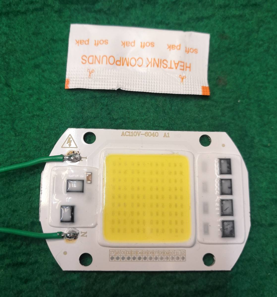 AC100V. lighting 50W white color LED chip light bundle 2000 lumen .. grease wiring attaching postage nationwide equal Yu-Mail 180 jpy 