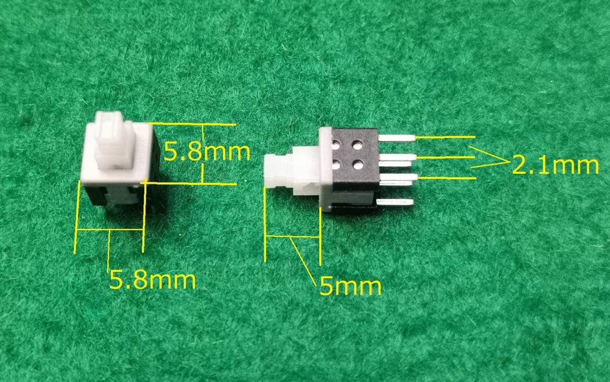 5.8mm угол такт переключатель блокировка тип один раз нажать . блокировка .. уже один раз нажать . возвращаться 2 шт 1 комплект . стоимость доставки единый по всей стране обычная почта 120 иен 