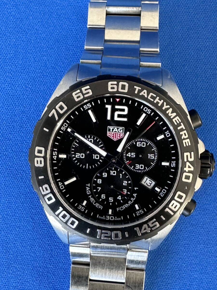 TAG HEUER タグホイヤーCAZ1010 クオーツ クロノグラフ メンズ腕時計 の画像1