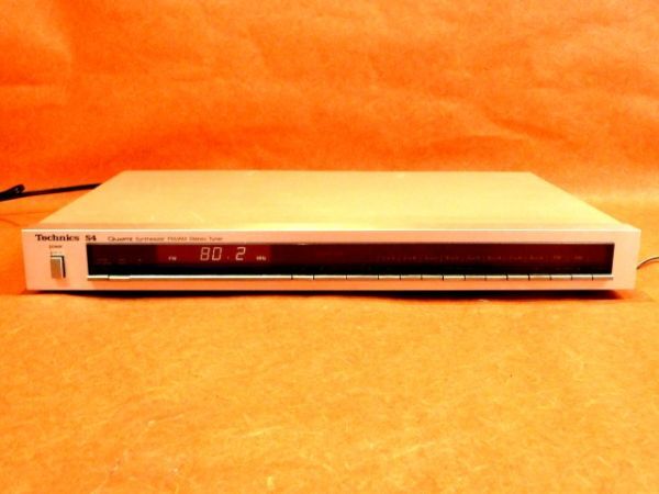 d★728 Technics テクニクス S4 FM/AM Stereo Tuner Size:約 幅43×高さ5.5×奥行29cm_画像1