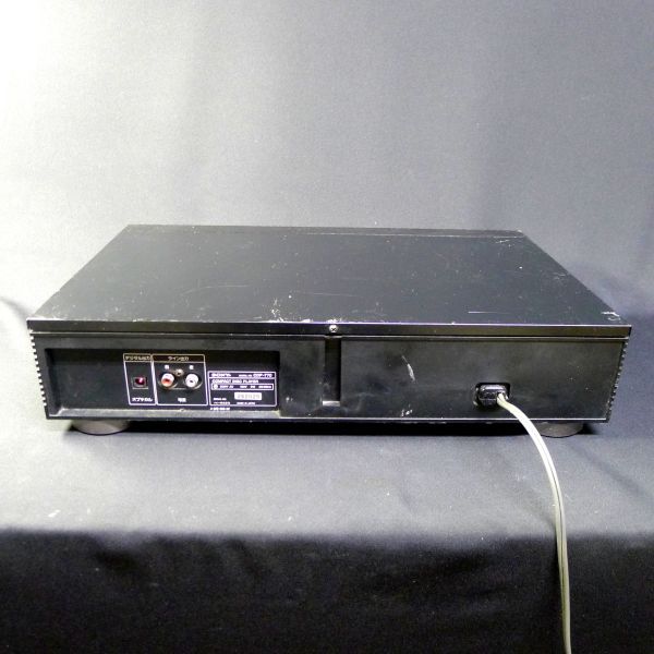c375 SONY コンパクトディスクプレイヤー CDP-770 サイズ:幅約43cm 高さ約9.5cm 奥行約27cm/140の画像5