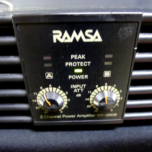 d*029 Panasonic Panasonic WP-1200B power amplifier RAMSA Ram sa/140