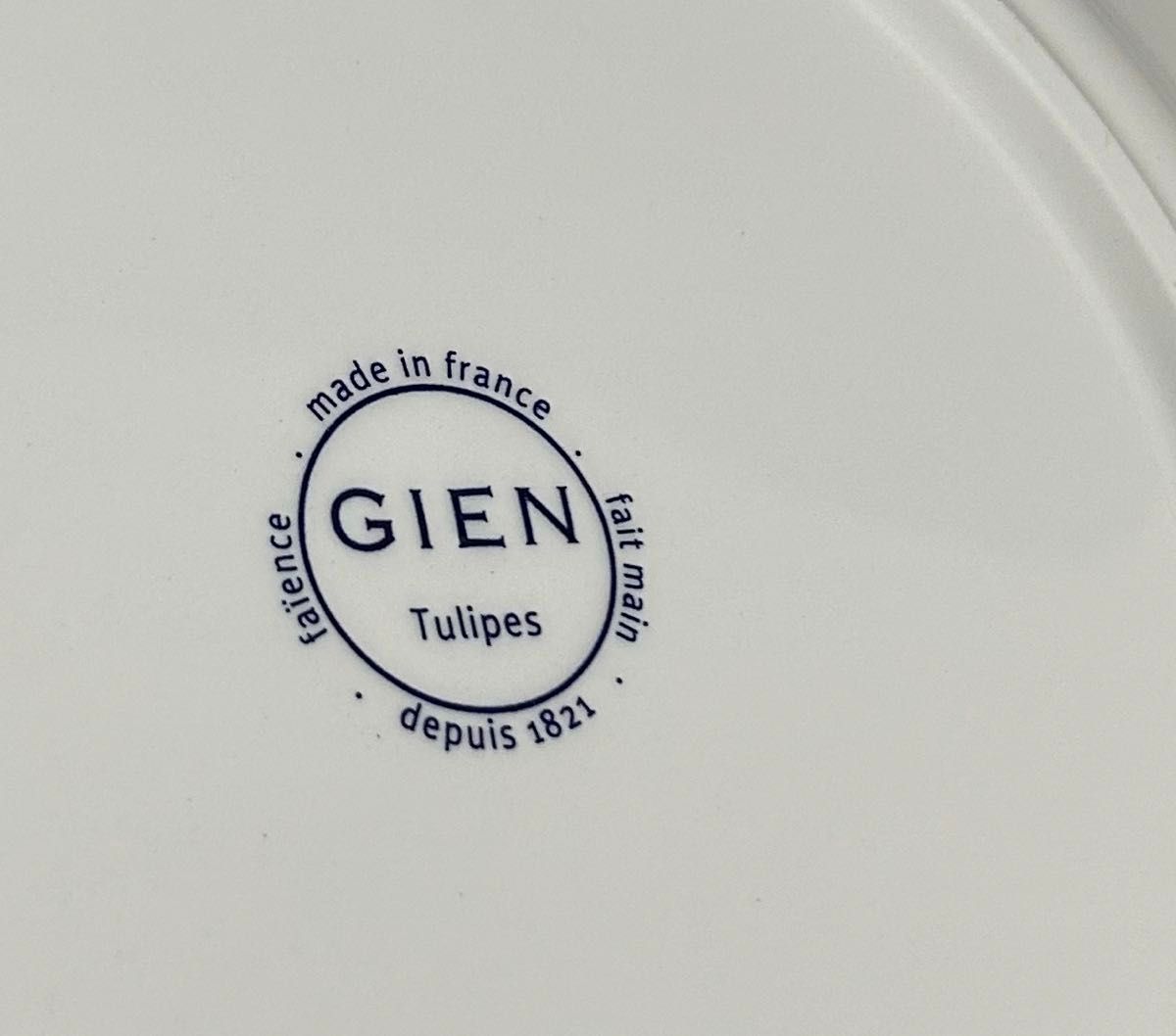 元箱付属 未使用品 Gien ジアン フランス製 チューリップ 元箱付属 未使用品 Gien ジアン フランス製 チューリップ