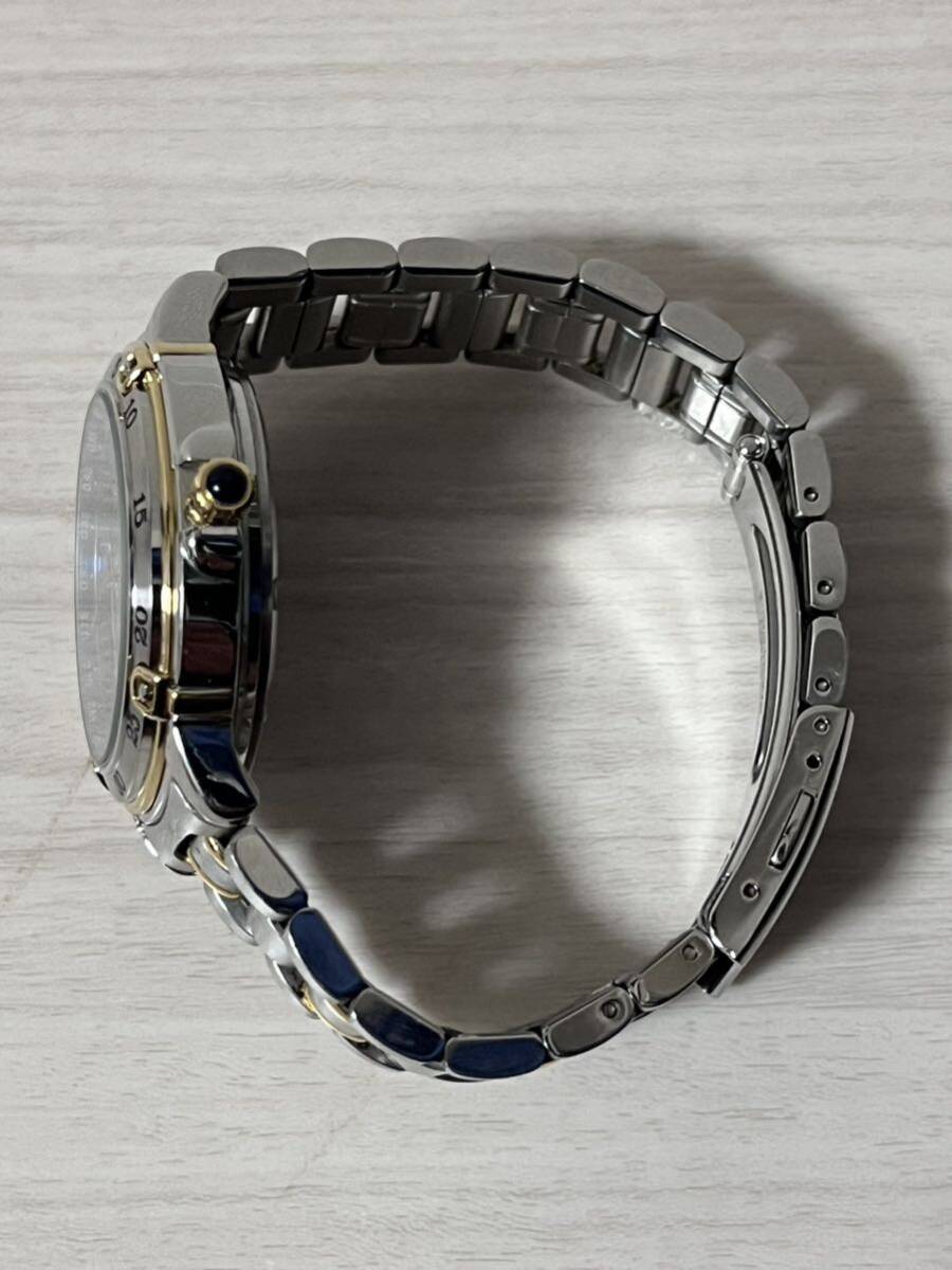 良品 希少 SEIKO セイコー クロノグラフ ヨットタイマー SEIKO YACHT TIMER 6M37-6000動作品 メンズ腕時計 クォーツ ブルー 送料無料の画像7