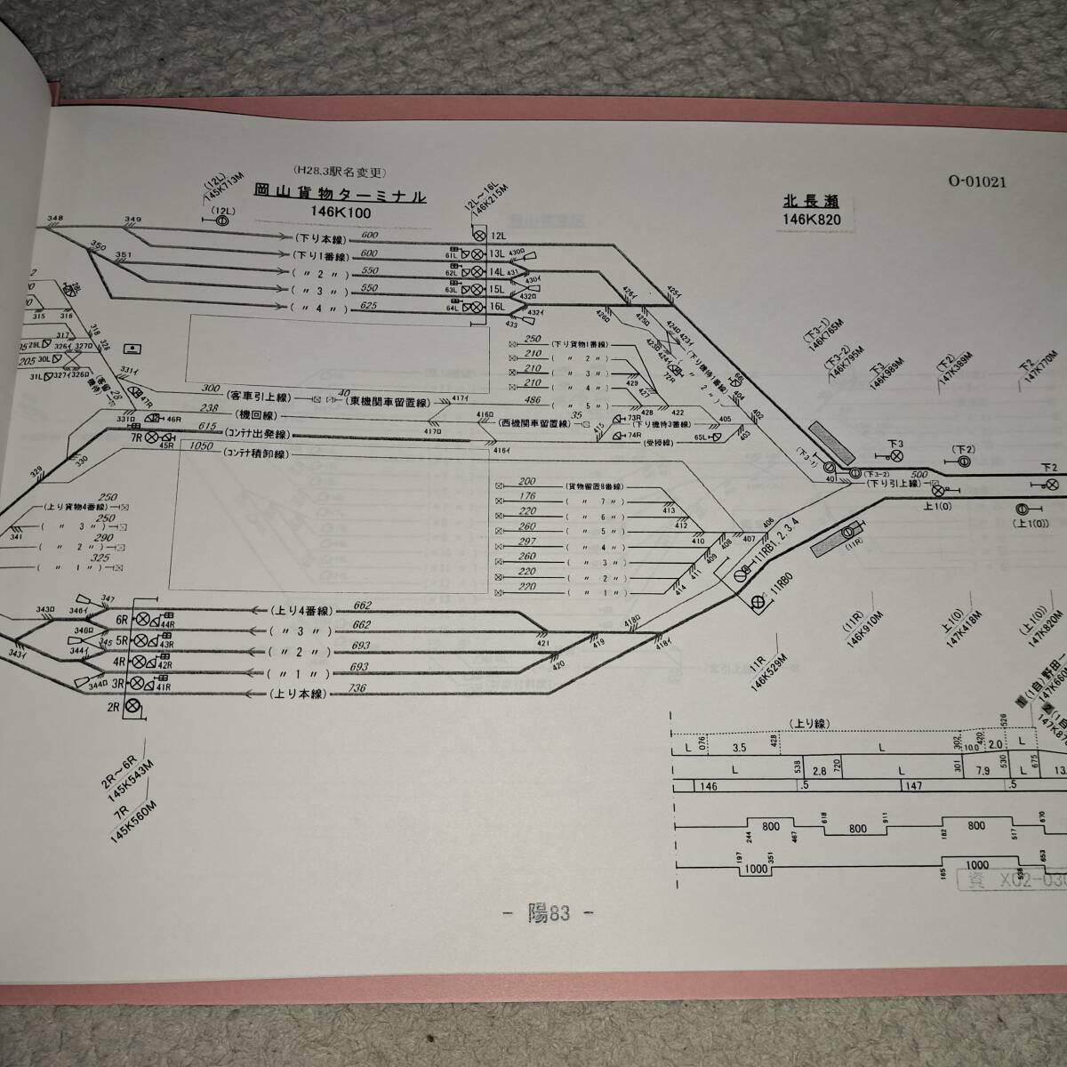 JR西日本 令和２年３月 山陽本線(岡山～糸崎) 配線略図の画像4