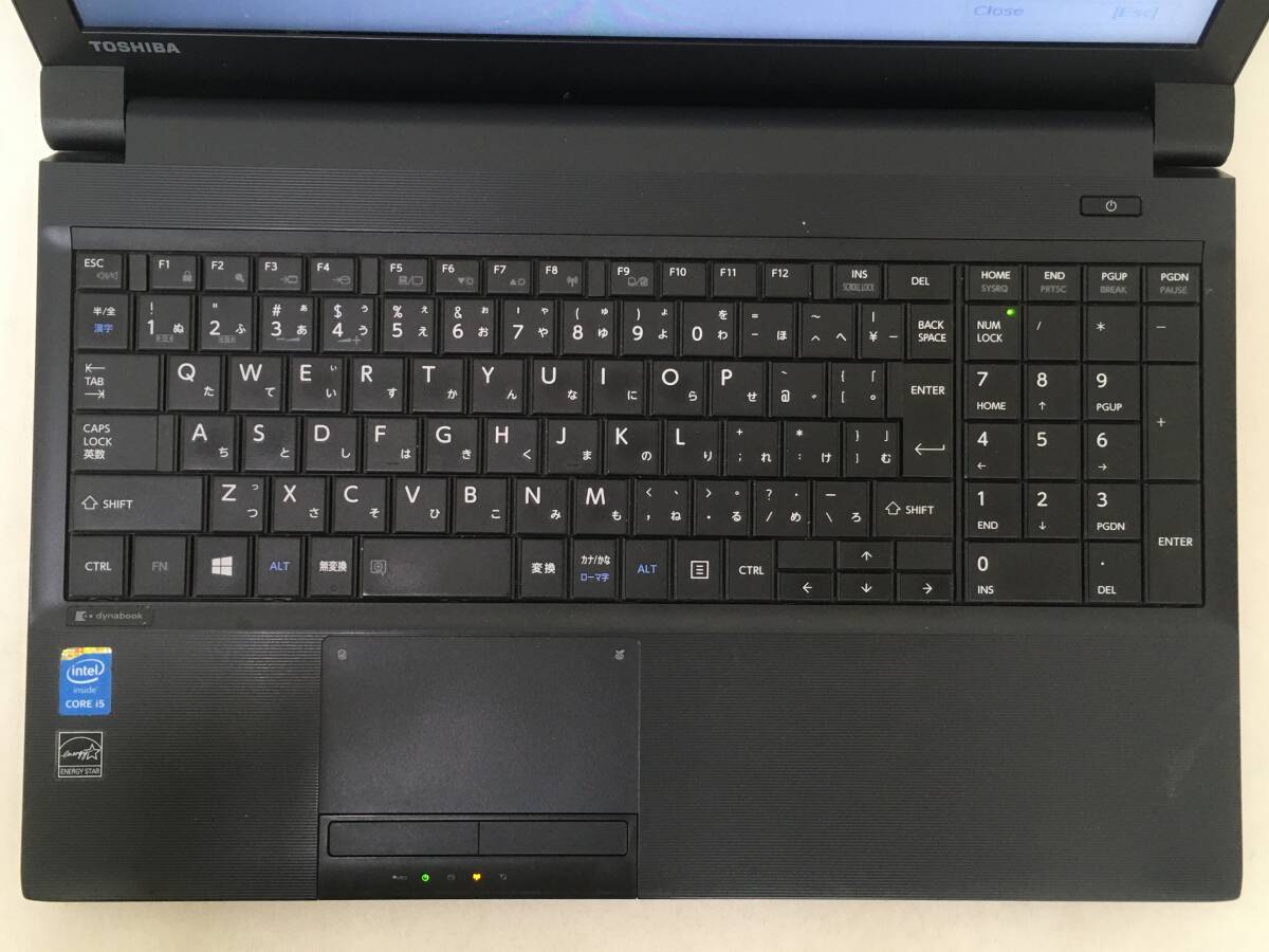 TOSHIBA dynabook B554/U ノート Core i5-4300M【ジャンク品】 パソコンPCの画像4