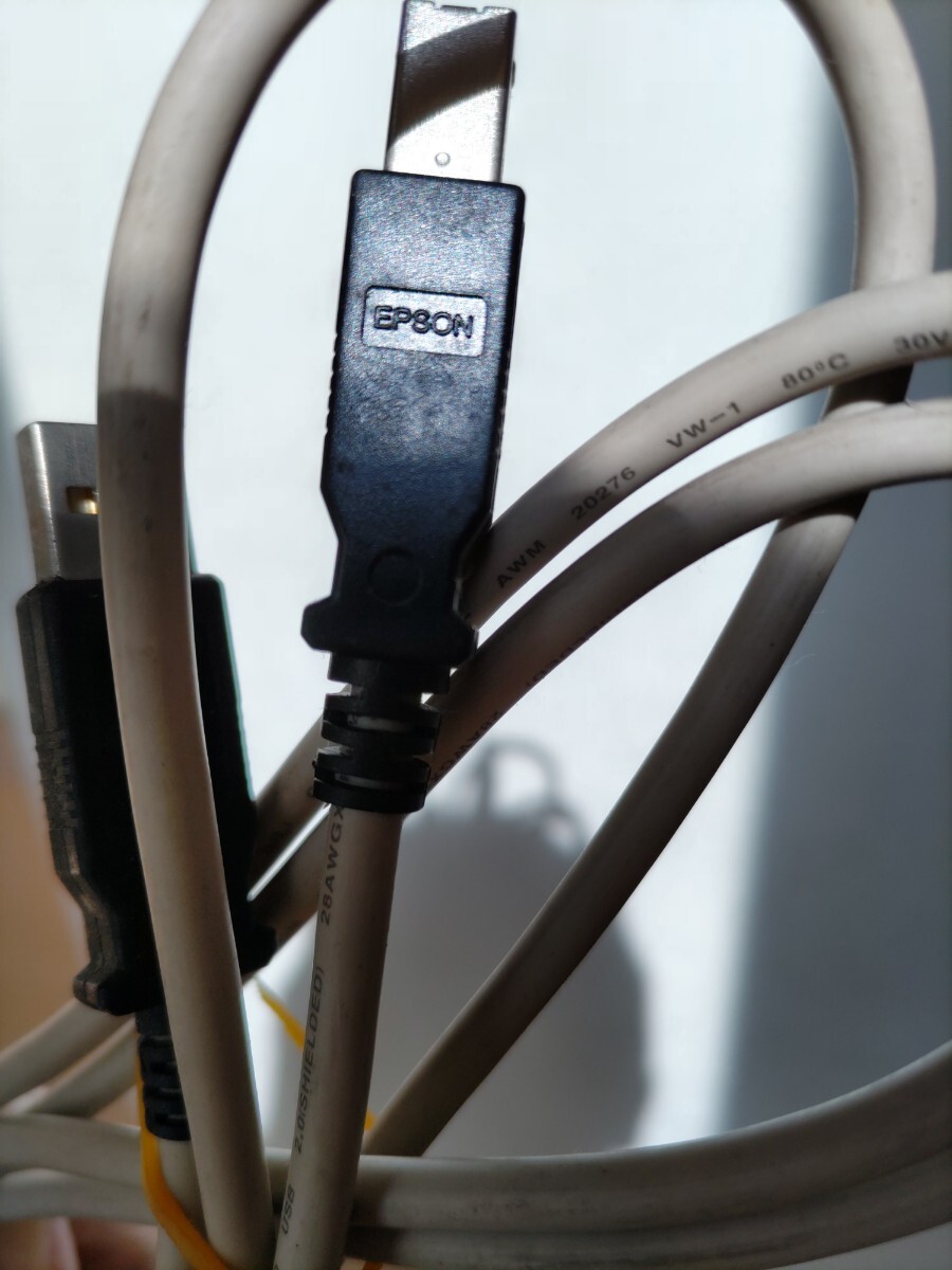 エプソン プリンター ケーブル USB Canon EPSON brother 高耐久 断線防止 USBケーブル 充電器 ケーブルの画像1