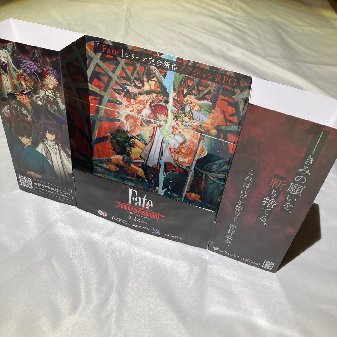 店頭POP 展示箱 フェイト サムライレムナント　販促 非売品 ディスプレイ ダミージャケット │ PS5 Fate/Samurai Remnant_画像1