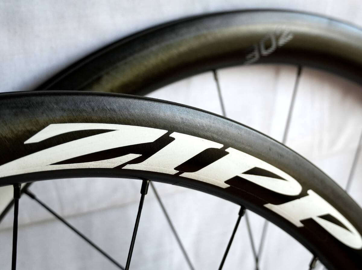 【送料無料】超美品 ZIPP ジップ 302 RIM シマノフリー 11sクリンチャー カーボンホイールセットの画像2