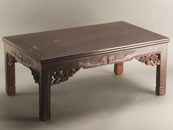 希少になる 【琴》送料無料 唐木造 座卓 幅75×43.5cm WJ113◎ 木工、竹工芸