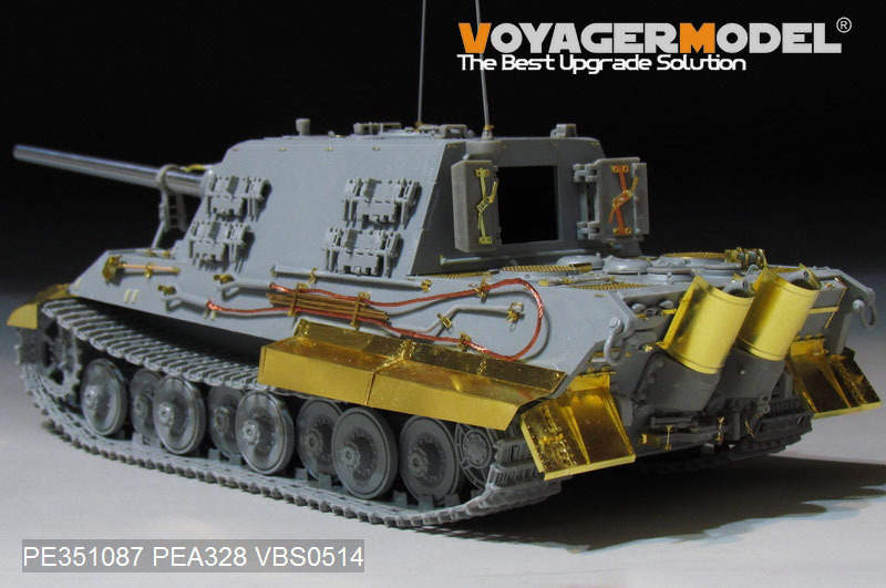 ボイジャーモデル PE351087B 1/35 WWII ドイツ陸軍 Sd.Kfz.186 ヤークトタイガー ポルシェ生産型 ベーシックセット（Ver.B 砲身付）_画像5