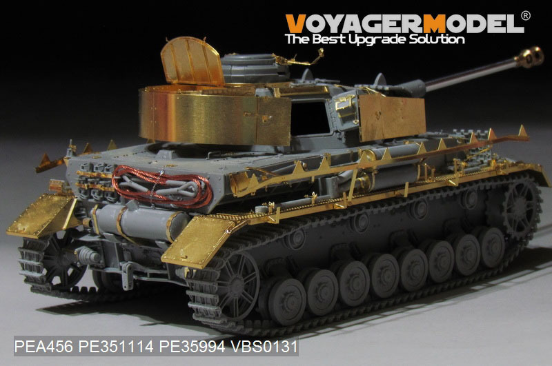 ボイジャーモデル PEA456 1/35 WWII ドイツ陸軍 IV号戦車H-J型 後期型 シュルツェン(汎用)_画像3